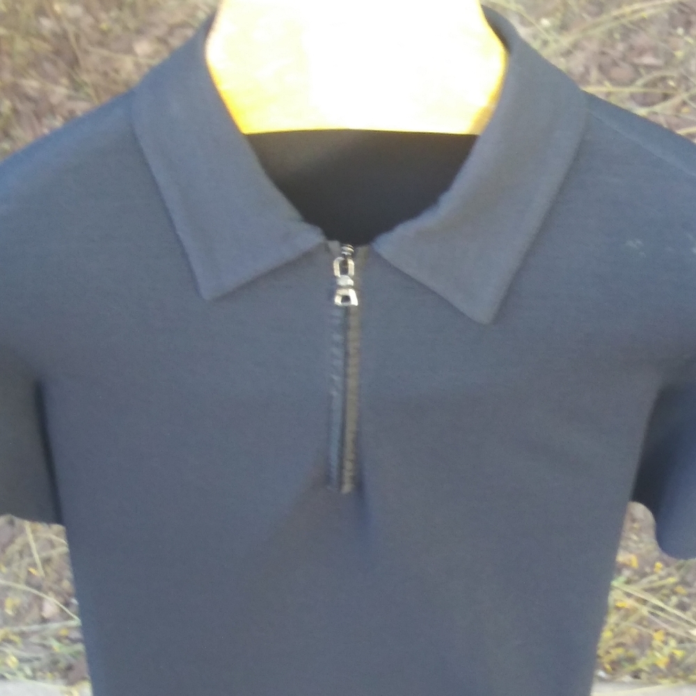 🆕 !!!!!!SOLD!!!!!!! Prada Milano Black Short Sleeve Polo - Picture 6 of 10